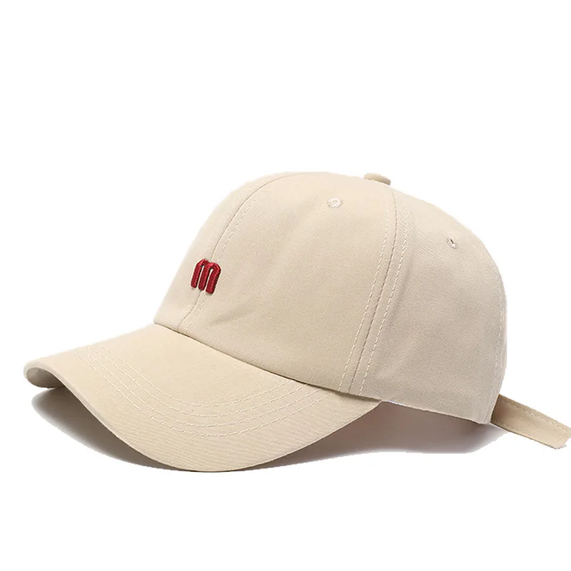 Neutral plain baseball cap m Small Embroidery Fashion sports cap Sunshade travel baseball cap