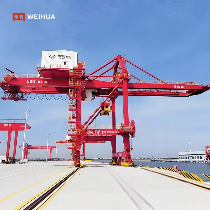 Причальный морской кран судовой для берега Двухместный контейнерный подъемный 55 тонн 65 75 80 цена