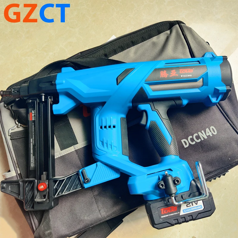 dccn40 Cordless Concrete Nail Gun for Wood Battery Nailer Electric Powder