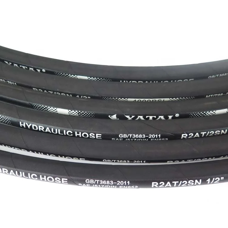 High Pressure Wrap Surface Multicolour 3/8 Inch Rubber Air Hose Pipe