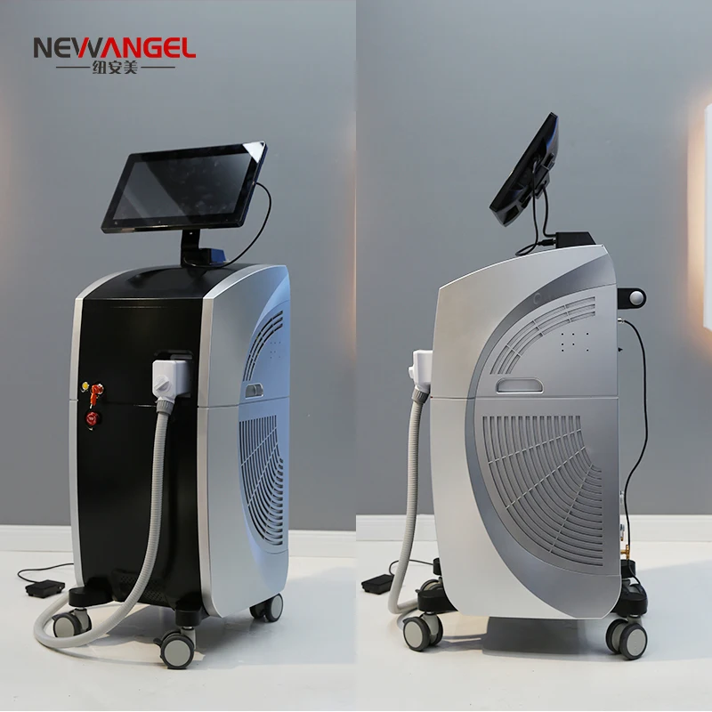 Best newangel all skin color 3 wavelengths laser hair removal machine 755 808 1064 diode laser for sale