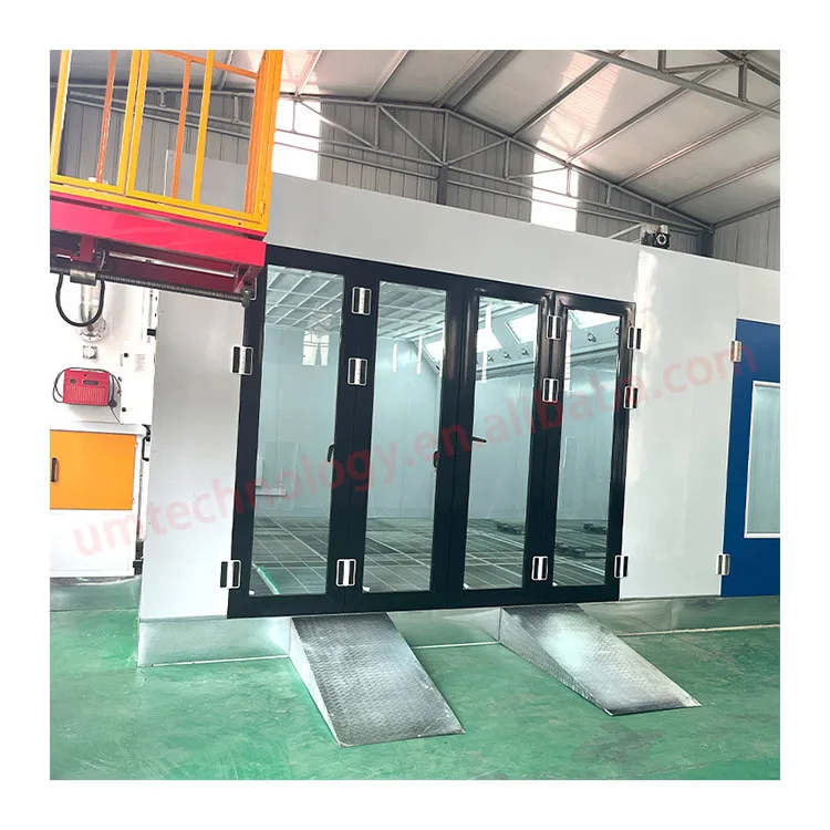 Automotive Repair Spray Booth Paint Booth Car Painting Booth Chamber Big Glass Door CE Certificated