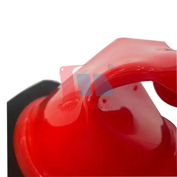 PVC Orange Traffic Cones Reflective Flexible Mini Plastic Safety Black Base Fluorescent Collision Traffic Control Driveway Cone