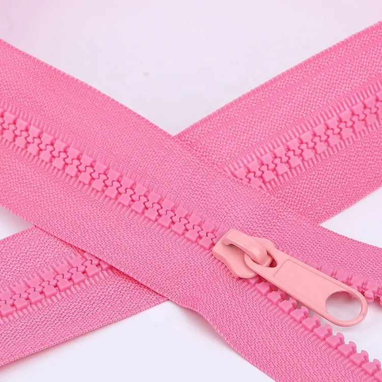 OEM Personal Fashion 5# Open End Long Chain Waterproof Plastic Zipper For Garments Sport Wear And Coats