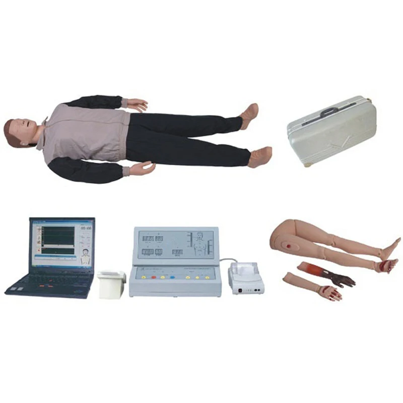 Medical Full Body Mannequin Professional First Aid CPR Dummy Adult Manikin Medical Advanced Practi-man CPR Training Manikin