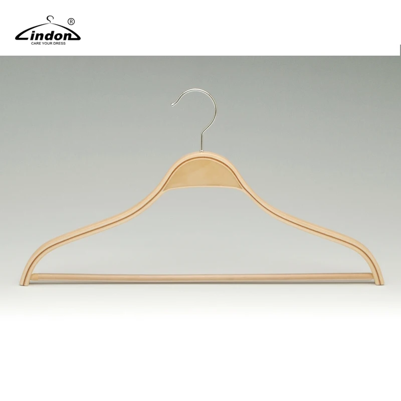 Wholesale China Manufacturer Laminated Plywood Wooden Clothes Hangers