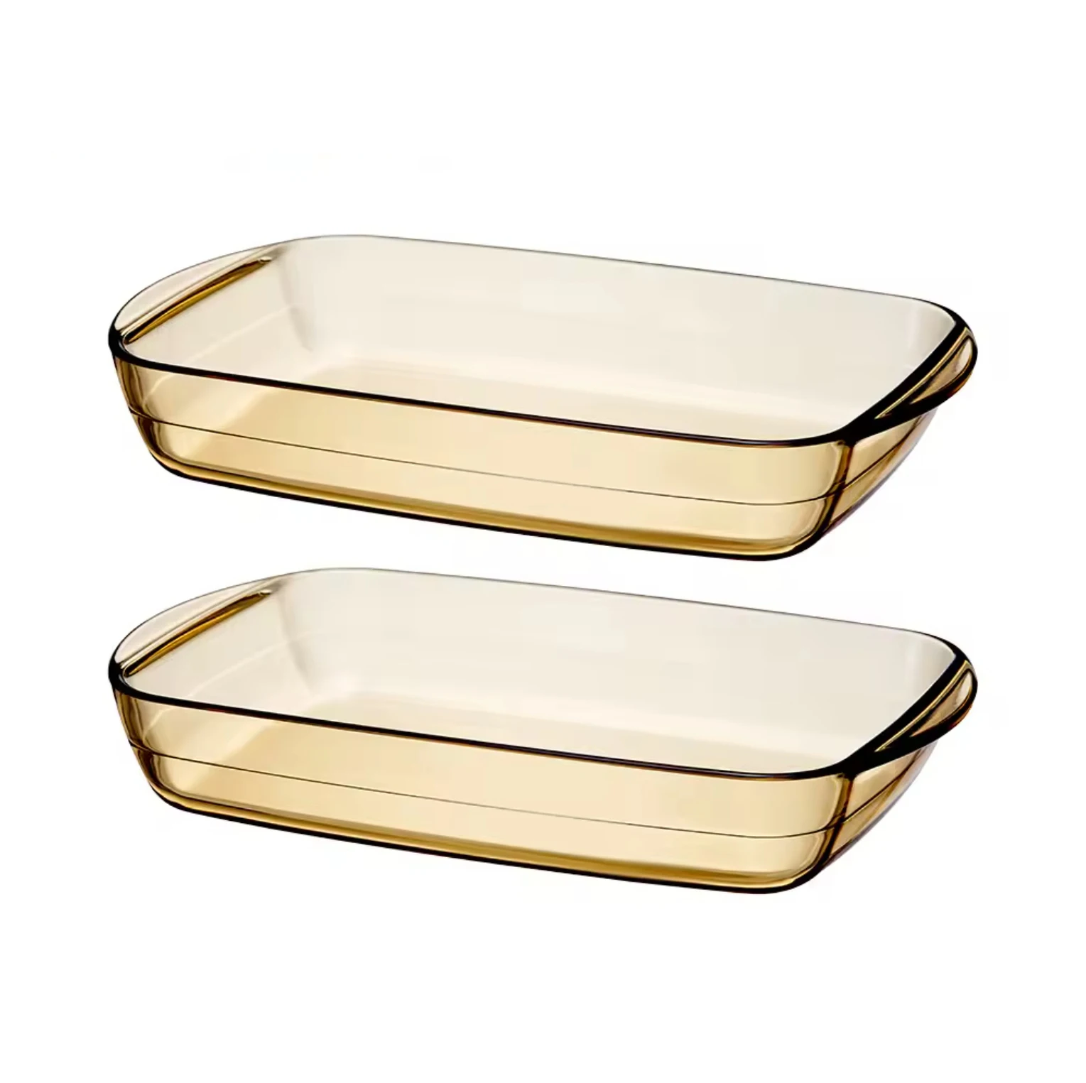 Wholesale High Borosilicate Glass Baking Dish/Glass Baking Tray Kitchenware Microwave Rectangle Glass Baking Dishes Pans