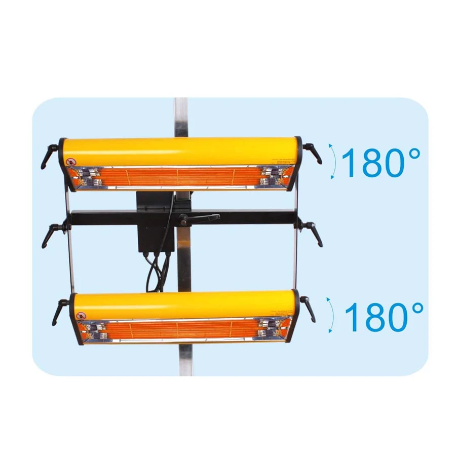 Infrared Dryer heater for paint light Car body repair panel infraraed lamp garage