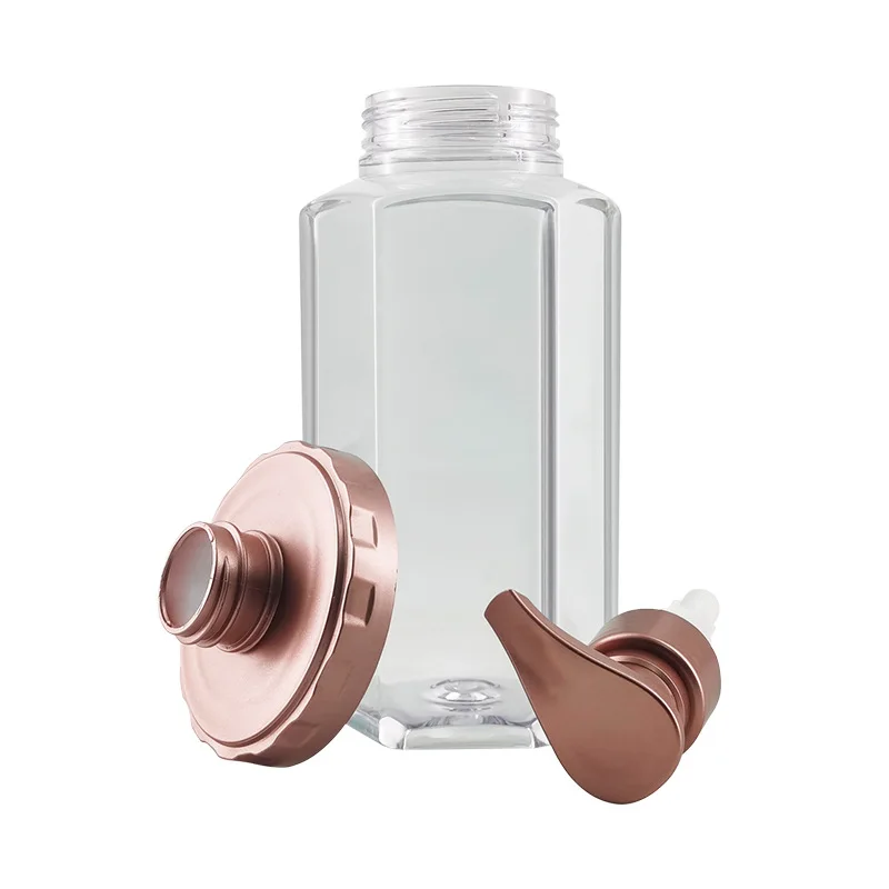 Manufacturers Of High-grade Shower Gel Empty Bottle Body Hand Lotion Bottle Package Press Dispensing Hexagonal Shampoo Bottles