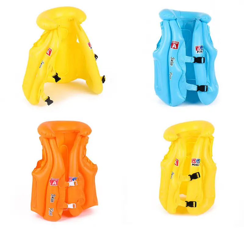 Safety pvc inflatable Children swim vest life-saving jacket water
