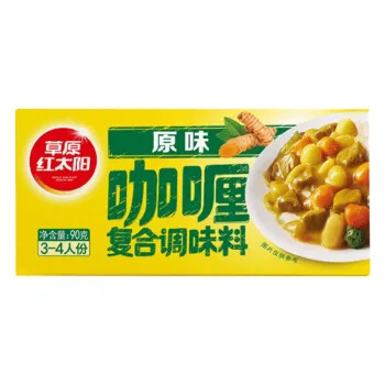 Высококачественный Карри куб профессиональный производитель Карри порошок 90 г