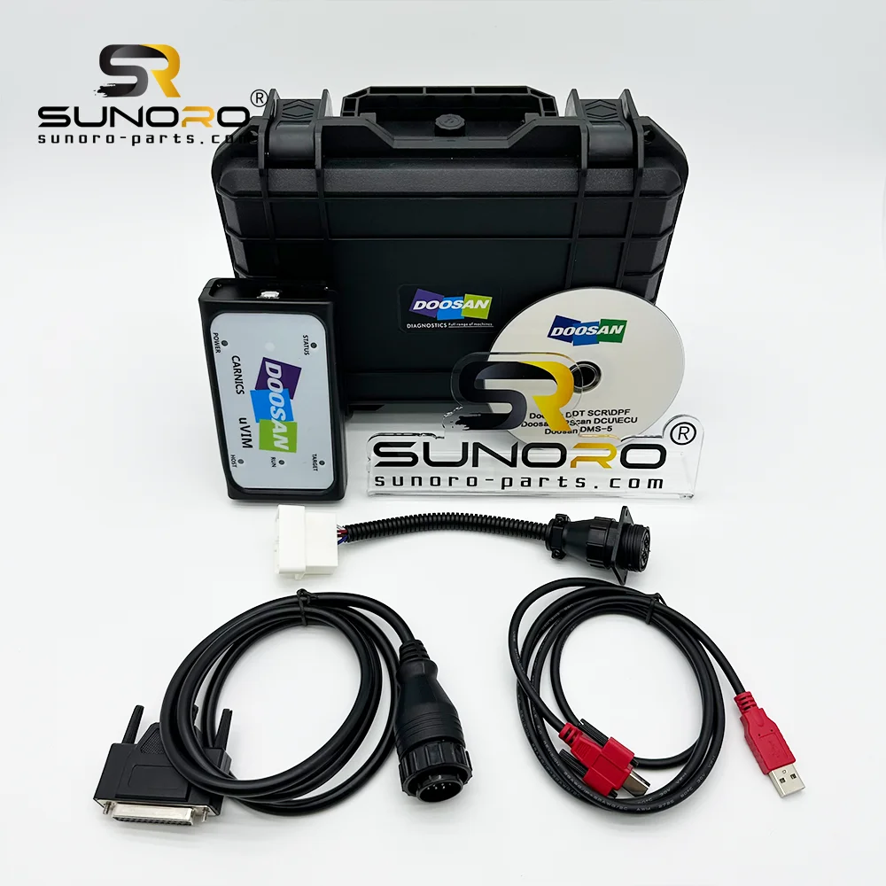 Doosan Forklift Excavator Engineering Engine Analyzer uVIM DMS-5 Machine EOL Hydraulic System Diagnostic Tool 3.1.0