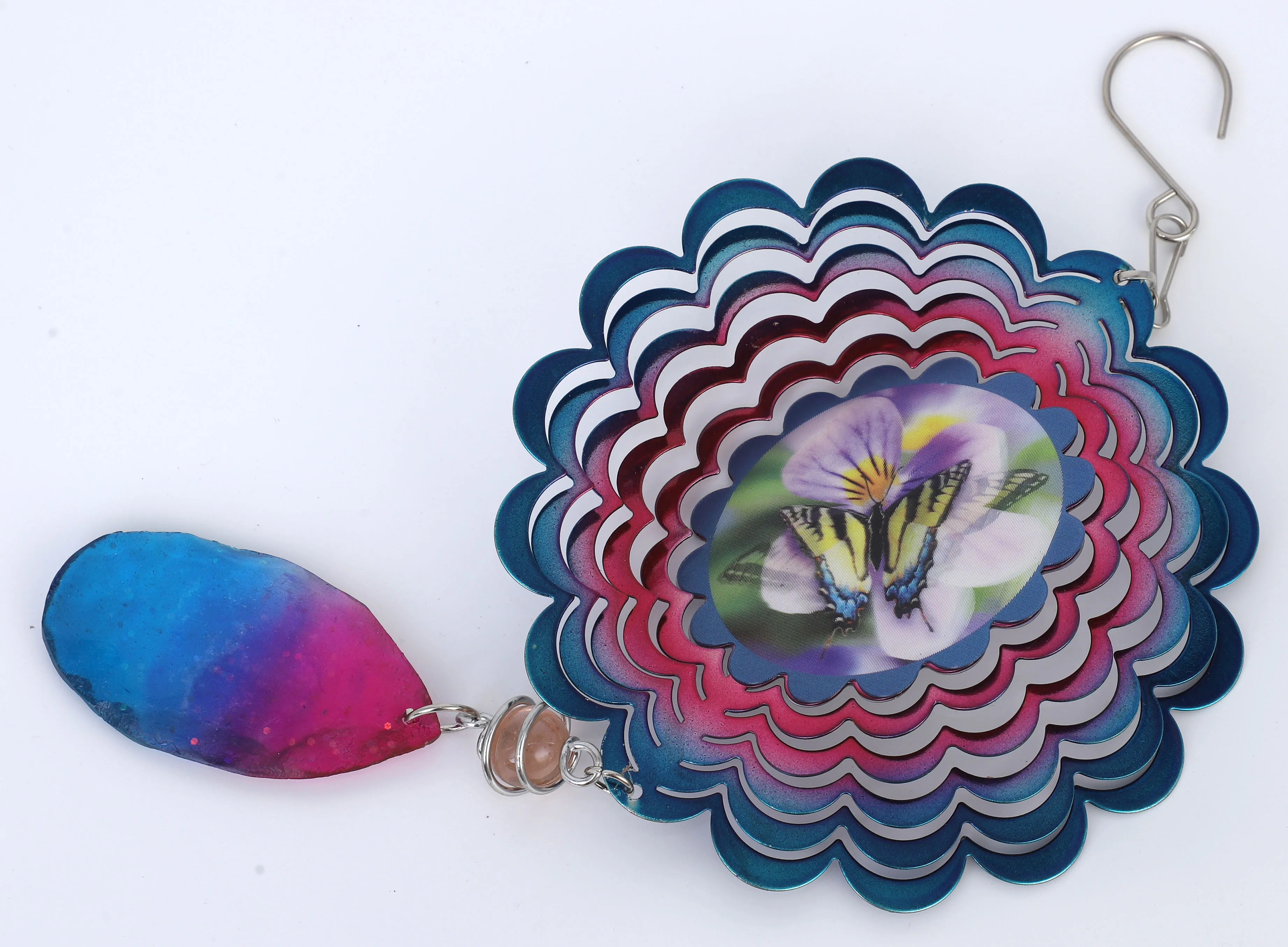 HF New Garden Wind Spinning Machine Hanging New Plastic Material Wind Spinning Machine