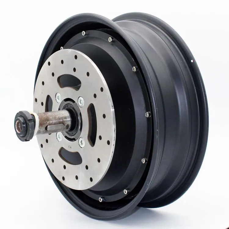 Electric motorcycle accessories scooter brushless dc motor 12 inches 2kw motor 72v waterproof wheel motor