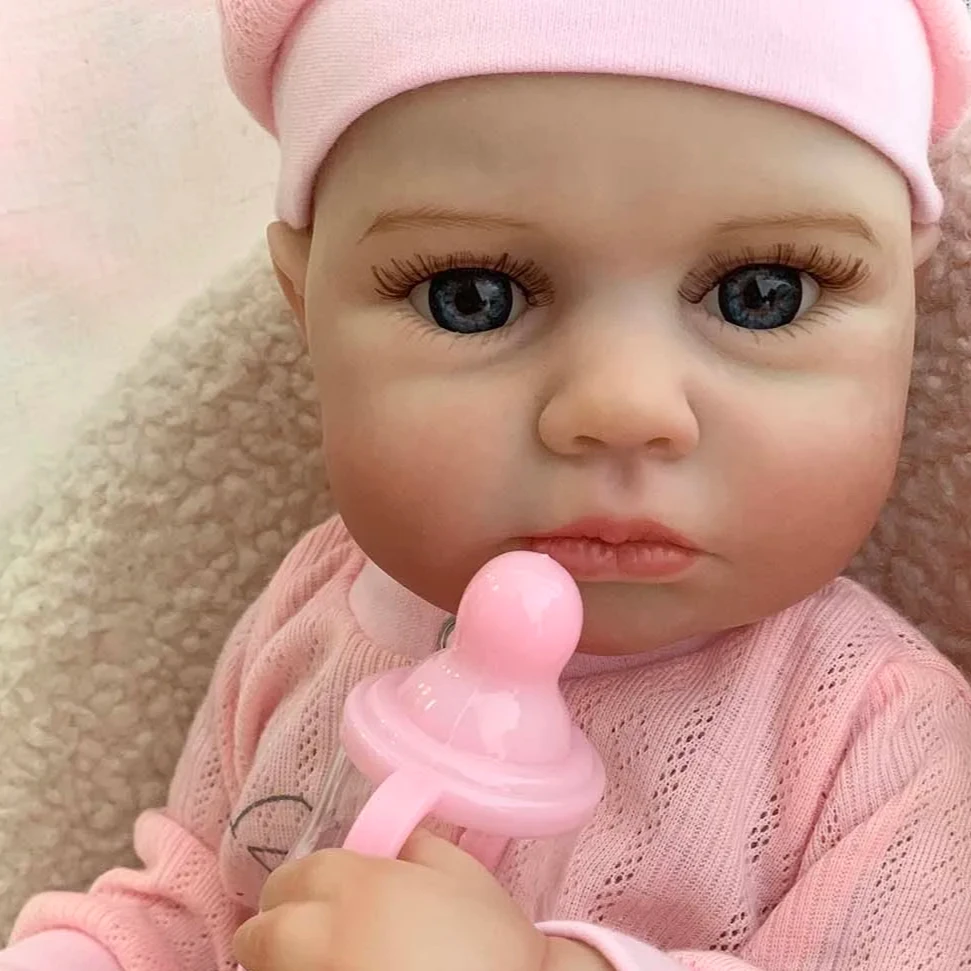 Toddler Vinyl Baby Doll Room ToysDrink and Wet Monkey Car Seat Girl Black Full Body Newborn Reborn Dolls