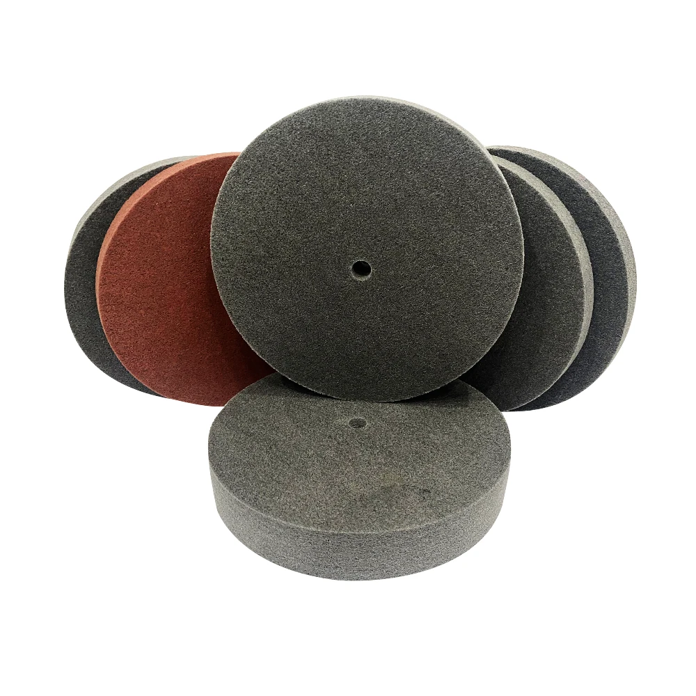 Nylon Buffing Wheel Non Woven Polishing Wheel For Metal Abrasive Silicon Carbide Grinding Wheel