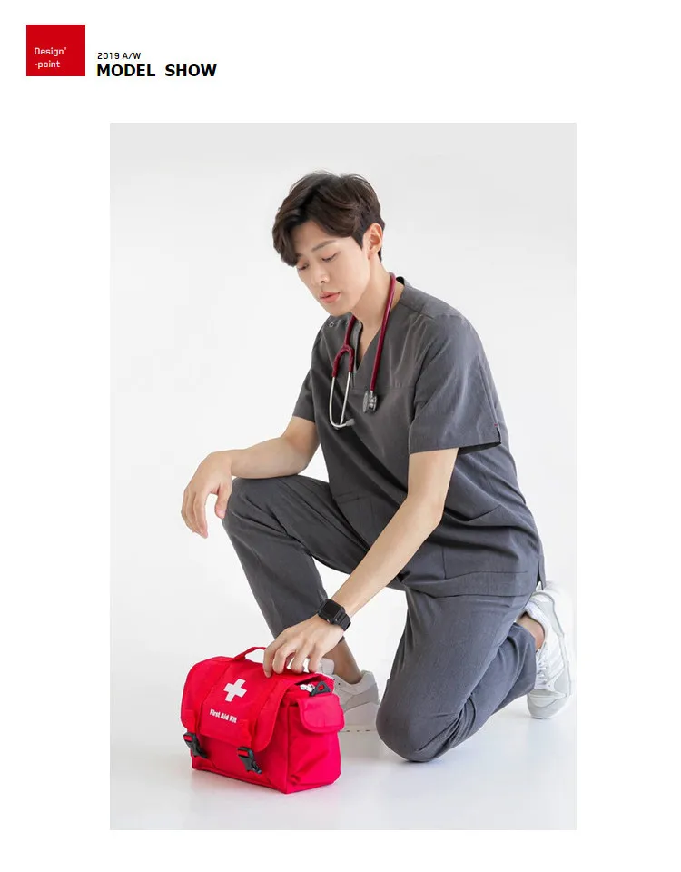 Fashion Medical Men Greys Anatomy Wholesale Best Quality Nursing Hospital Uniform Suit Scrubs Uniforms Sets Nurse For Men