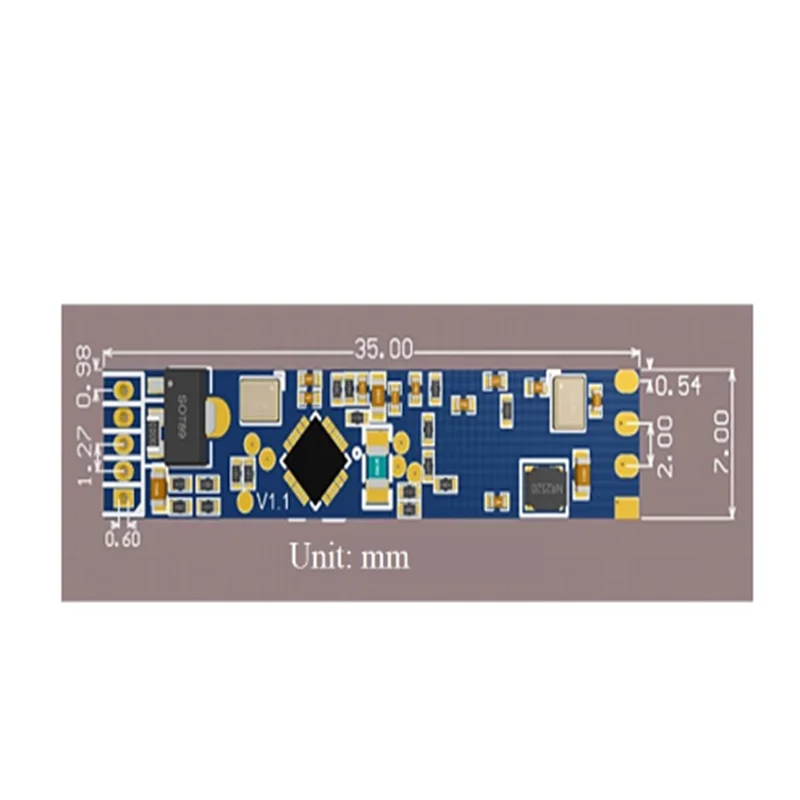 5pcs Hi-Link New HLK-LD2410 5V Mini High Sensitivity 24GHz Human Presence Status Sensor Radar Module Consumer Electronic