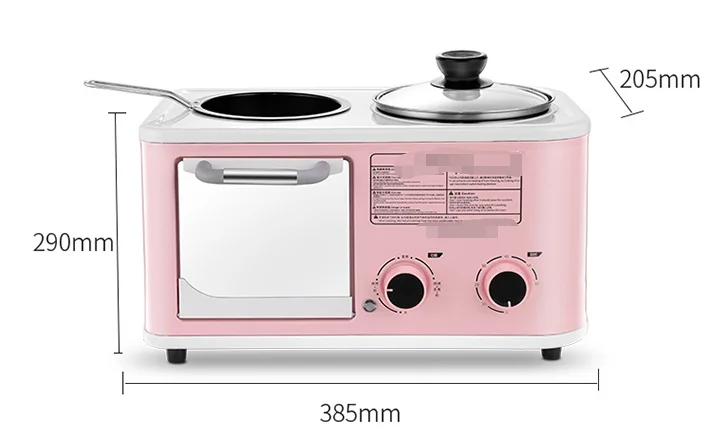 
Pengfaies New portable automatic breakfast machine household electric 3 in 1 breakfast maker 