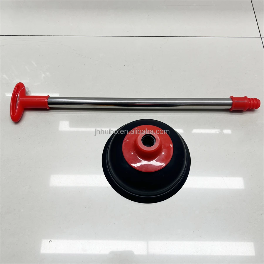 Drain Blaster Plunger Toilet Plunger with Leather Suction Cup Ideal for Toilets & Sinks Clog Removal Tool Supplies HB9566