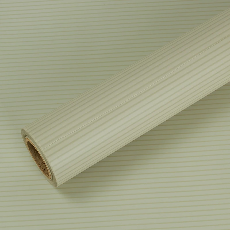 Wholesale Florist Supplies Rose Festival Flower Waterproof Striped Christmas Gift Wrapping Paper