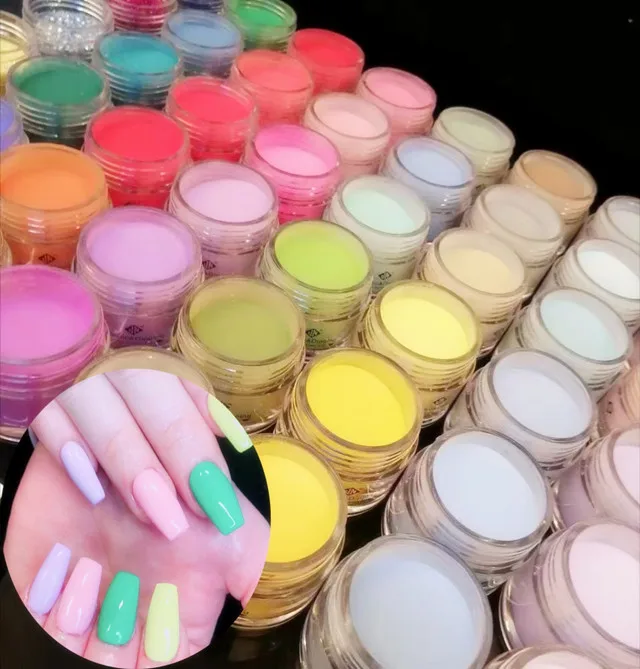 Wholesale Crystal Clear Acrylic Nail Powder Quick Dry Cleaning Deep Powder Nail Set Gel Nail design Acrylic Powder