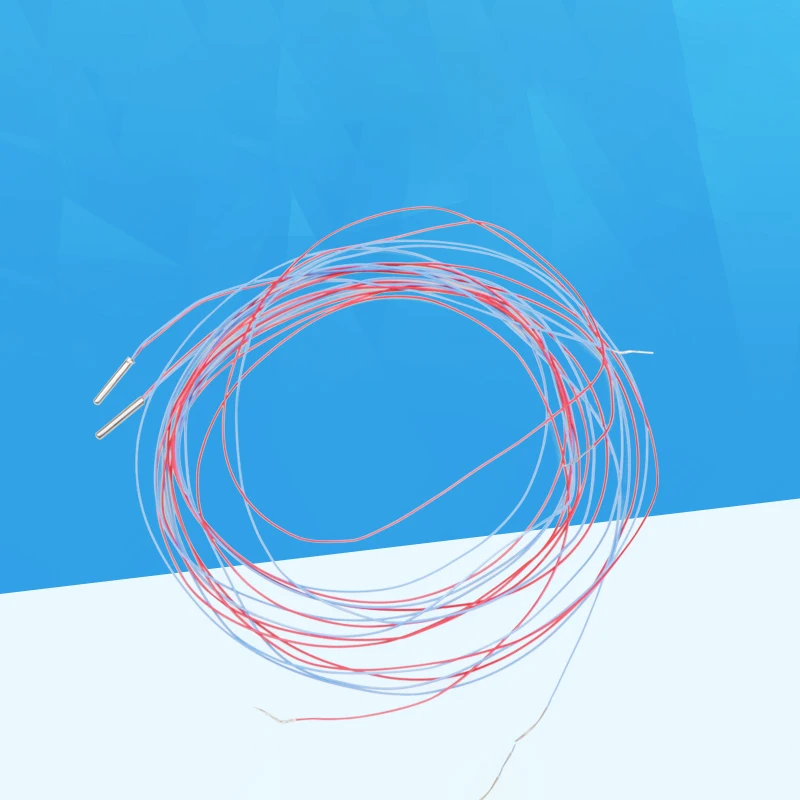 PT100 miniature temperature sensor pipe diameter 1.5/2/ 3MM ultra-small platinum resistance two-wire system Class A pt100 sensor