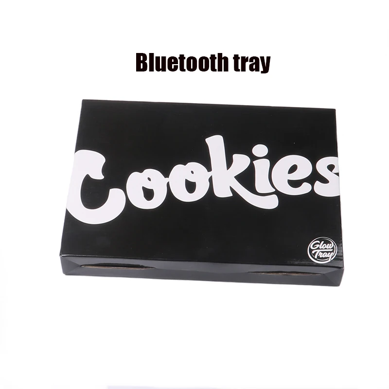 Изготовленный на заказ логотип пластина Bluetooth прокатки лоток табака вращающийся светодиодный лоток Bluetooth лоток