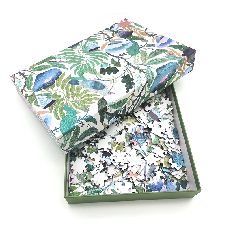 Wholesale Custom Adults High Quality Games 1000pcs Jigsaw Puzzle adult puzzle gamesblank puzzle