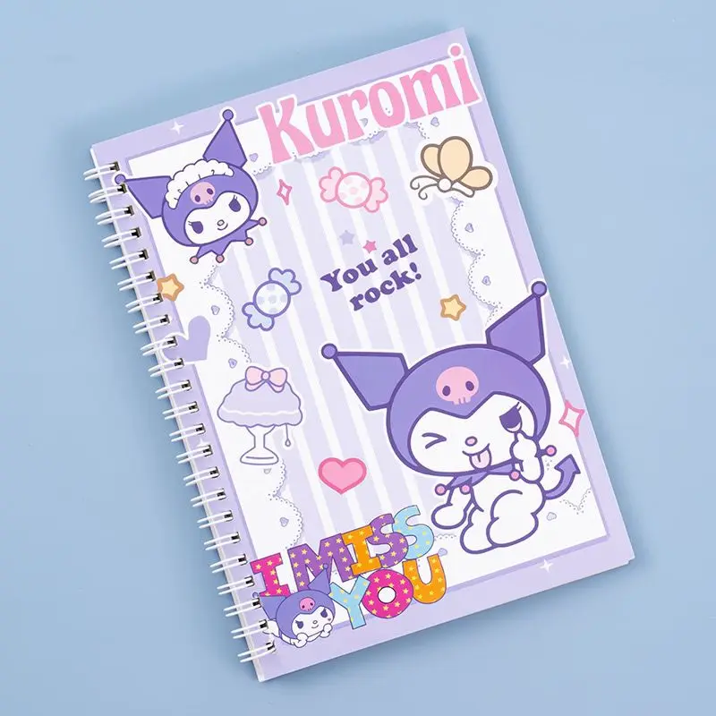 Kuromi A5 Coil Notebook Adorable Student Cartoon Cute Anime Notebook M-765