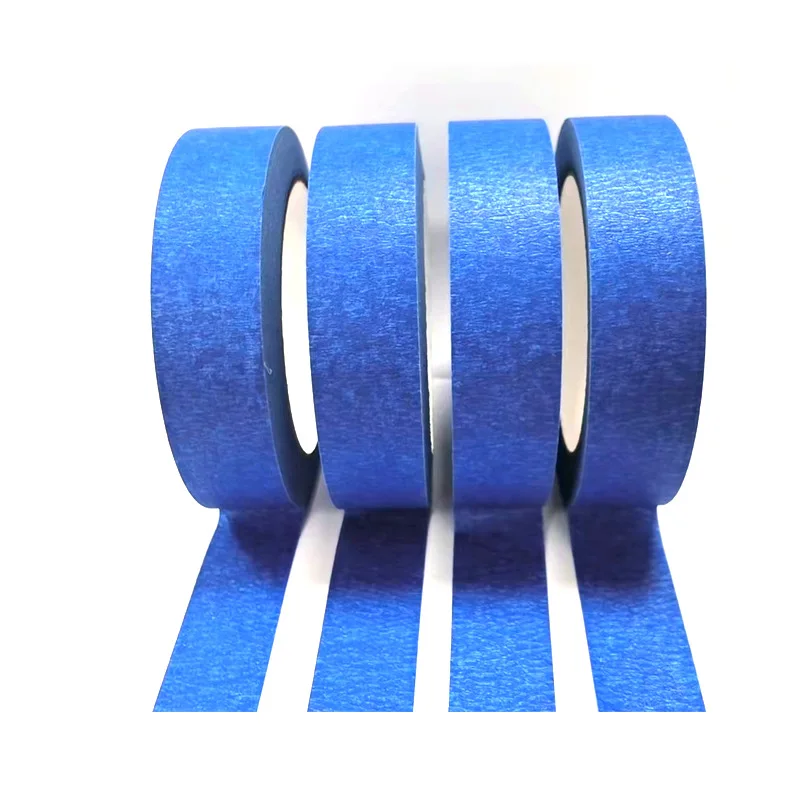 Blue1 Inch Printed Custom Auto Body Painting Masking Tape for Shoe Painting