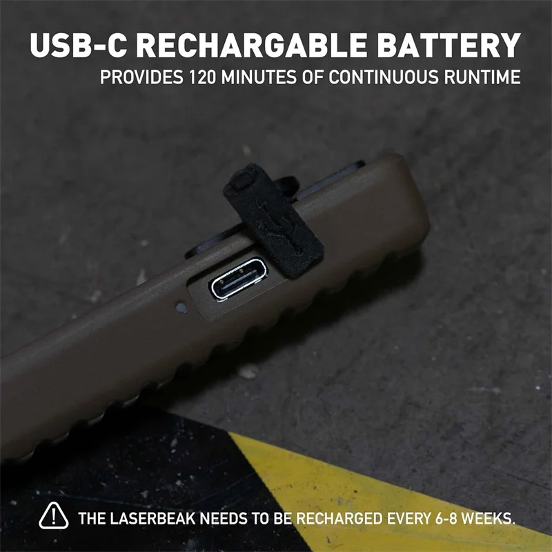 Легкий черный синий зеленый лазерный прицел USB-C перезаряжаемый молниеносный