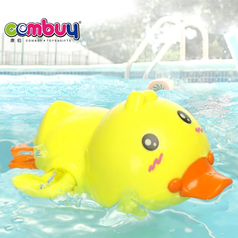 
Infant baby bathroom play plastic water bath wind up duck toys 