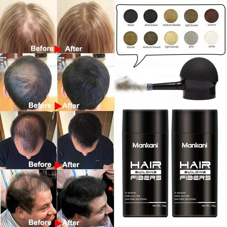 OEM Factory Price Instantly Thickening Hair Building Fibers Powder Spray for Loss