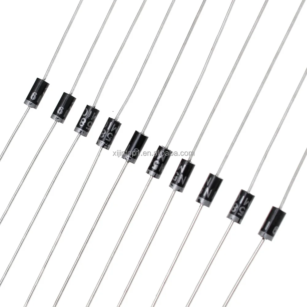 1N5406 600V 3A DO-201AD Axial Lead Silicon Rectifier Diodes Glass Passivated General Purpose Rectifiers 1N5408 3A 1000V Rectifi
