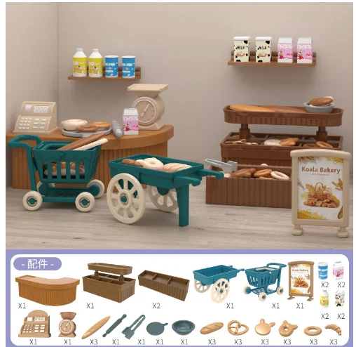 children toys mini play house small scene simulation play house birthday gift net red doll house