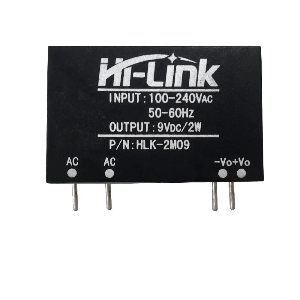 Hi-Link AC-DC Converter220V 9V 2W 230mA Mini Power Supply Module Intelligent Household Switch HLK-2M09