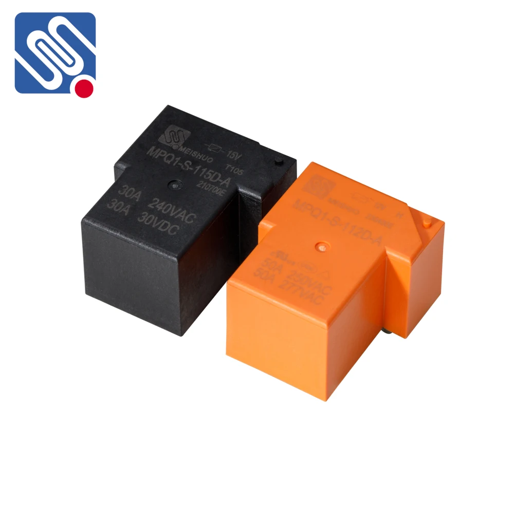 Meishuo New Arrival MPQ1-S-112D-A 50amp PCB Electrical Power electronic normally open DC relay 50a 4 pin 12v T90 relay
