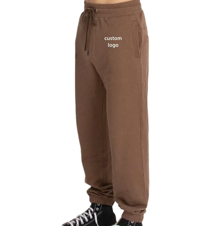 Custom Logo tag Solid color screen printing New Style Streetwear Print Heavyweight Sport Wear Unisex Joggers Suit Pants