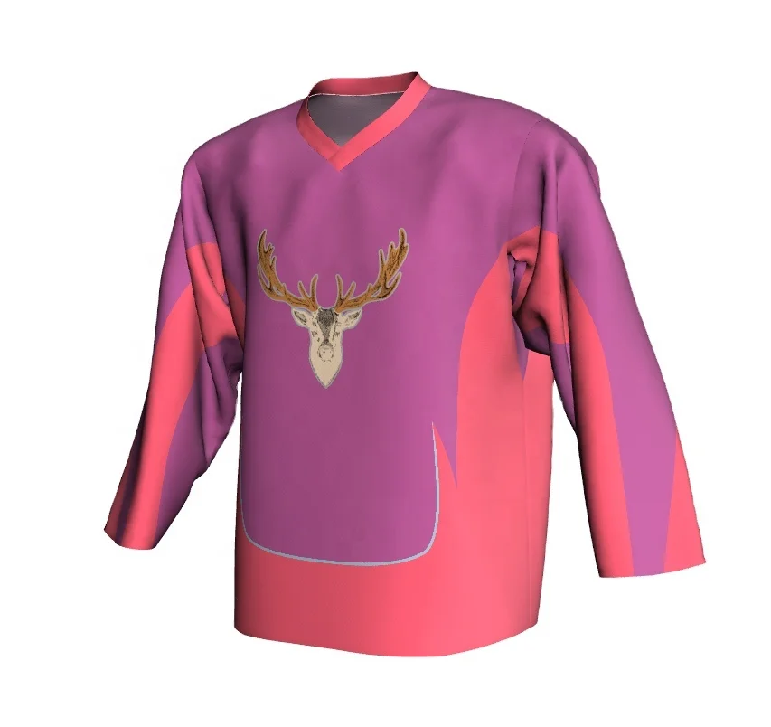 Cheap Custom Design Team Sublimated Ice Hockey Jersey With High Quality