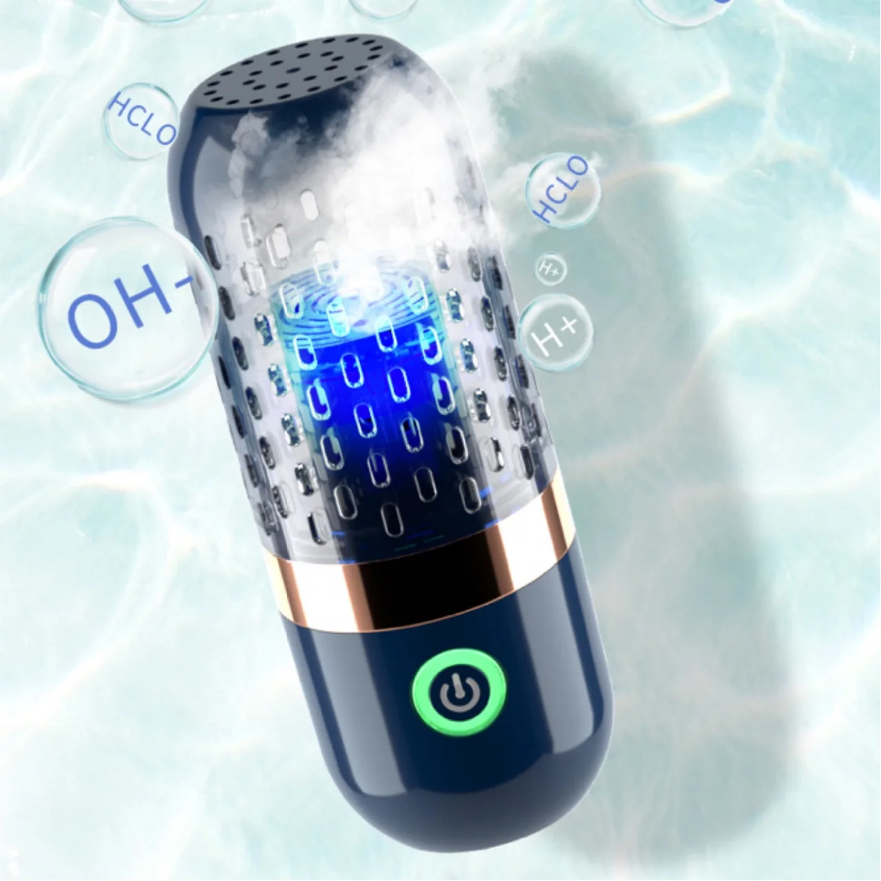 Automatic mini portable vegetable washer wash disinfection fruit ozonizer capsule cleaner ozone water vegetable washing machine