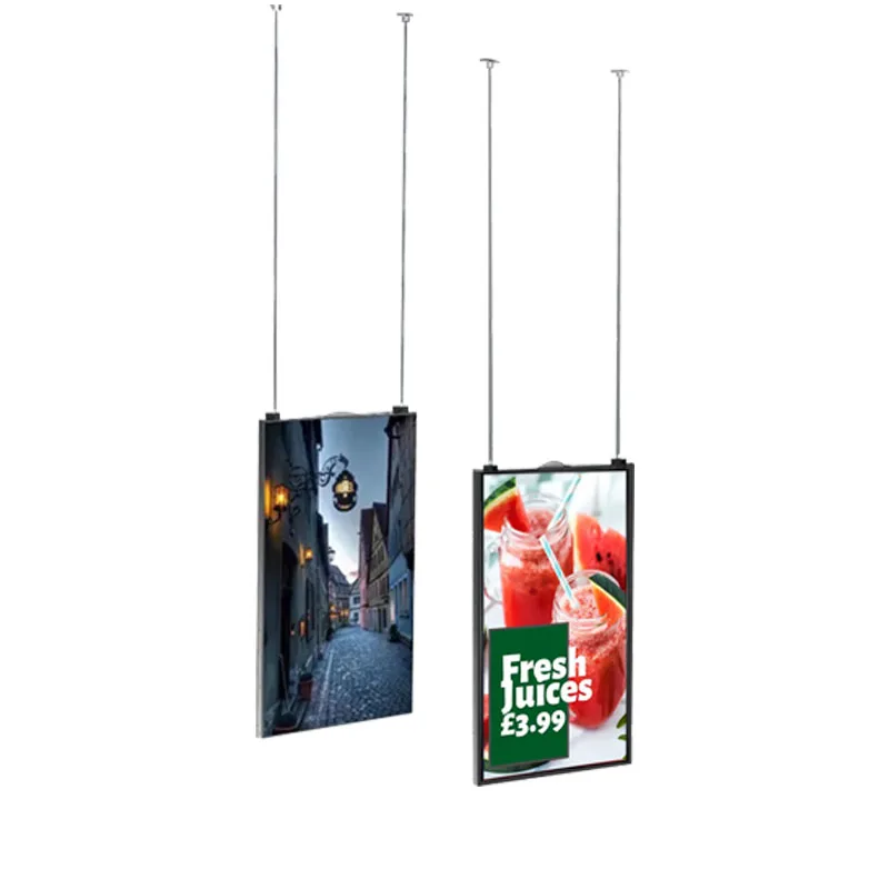 43 49 55 inch Digital Signage Hanging LCD Display Screen Advertising Video Window Display for Shopping mall
