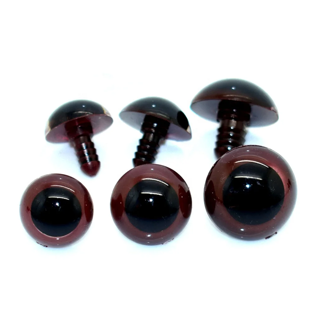 Mix Color Shinning Plastic Doll Eyes Craft Eyes with Washer DIY For Plush Bear Stuffed Toys Animal Puppet Dolls