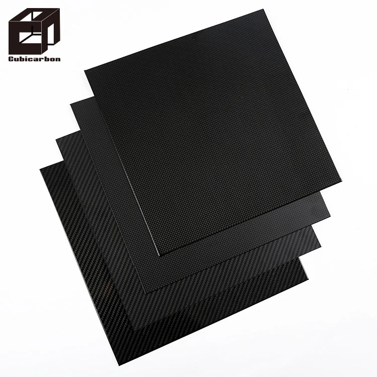 Factory Custom 3mm 5mm Real Carbon Plates 3k carbon fiber panel plates sheets Kohlefaser platten