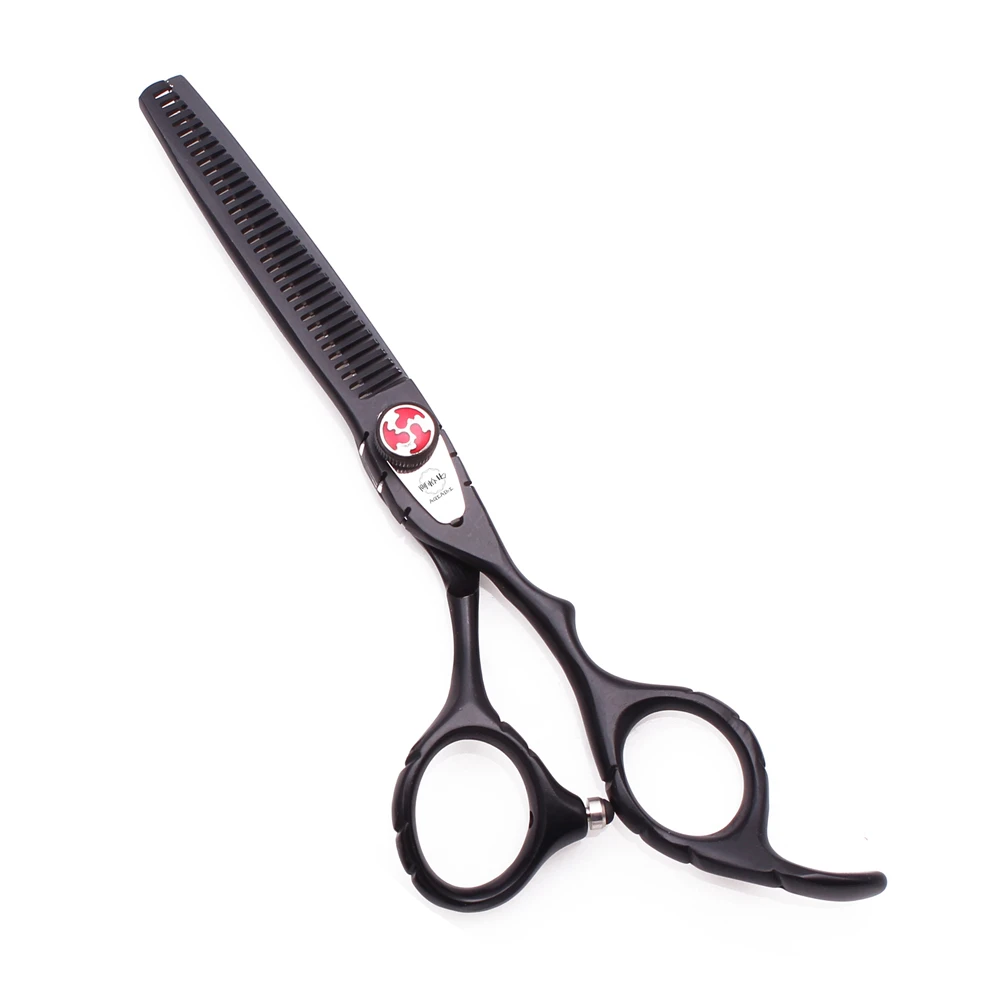 Barber Scissors 6' JP Stainless Steel Hair Cutting Scissors Thinning Shears Hair Scissors Black Razor Edge A1019