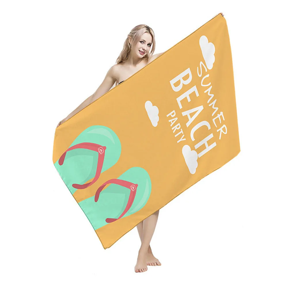 Full color custom printed beach towels