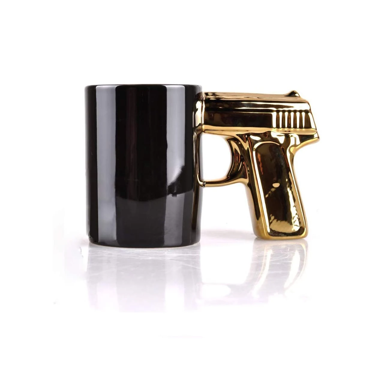 New Factory custom shaped creativos ceramic coffee gun mug