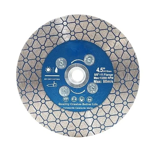 WEHER 4.5/5inch Turbo Diamond Saw Blade Super Porcelain Tile Ceramic Cutting Disc for Granite Marble and Grinding