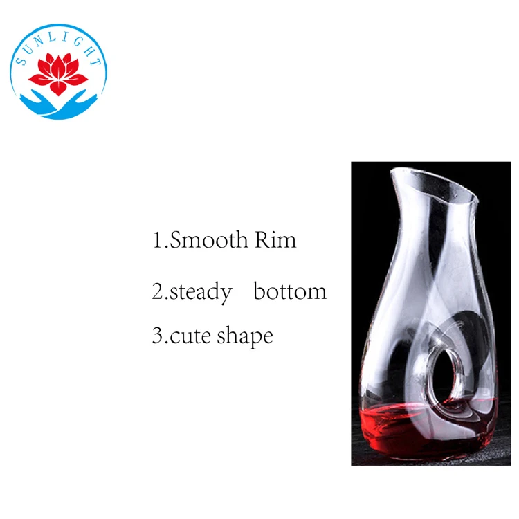 Factory Wholesale Many Models High Quality  Wine Decanter Glass,Hot Sale U Glass Decanter