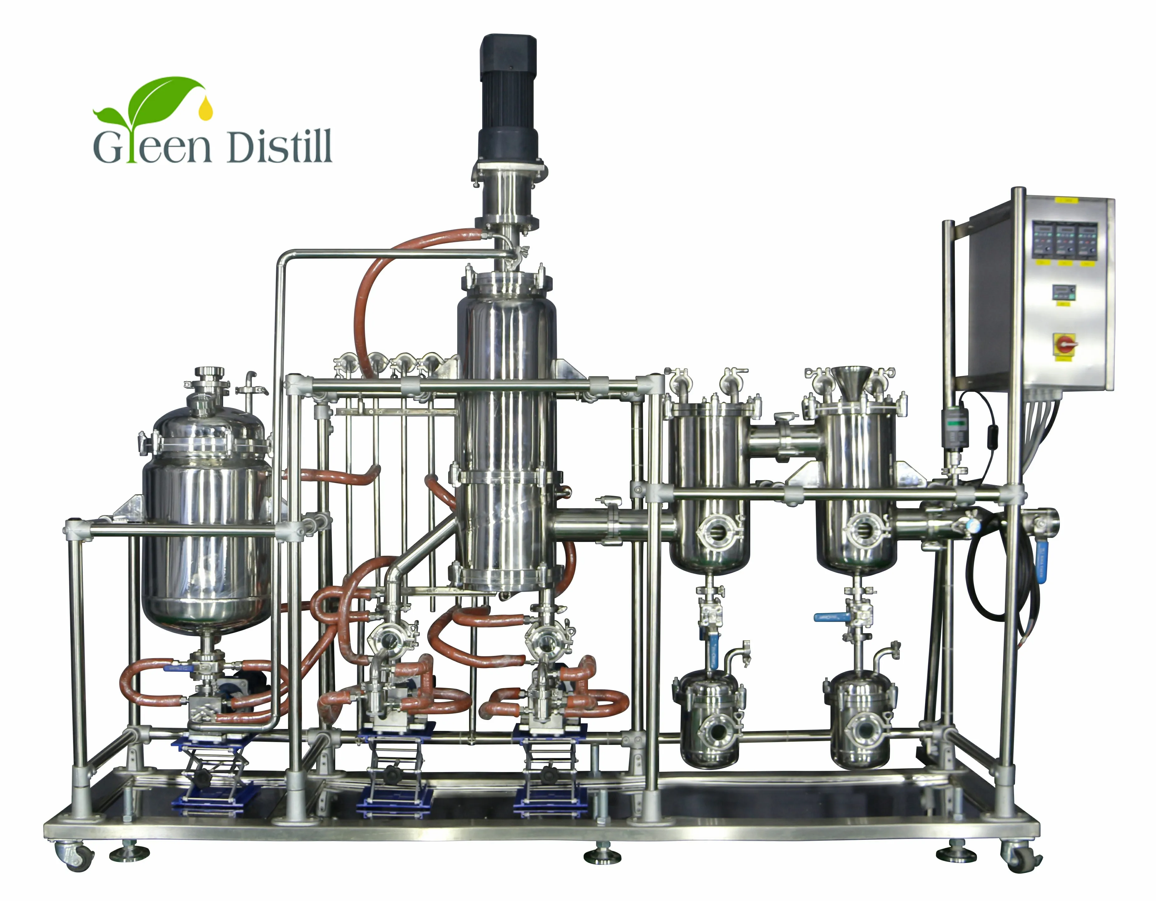 
Turnkey Solution CBD Oil Distillation System YMD-3S Short Path Thin Film Evaporator 
